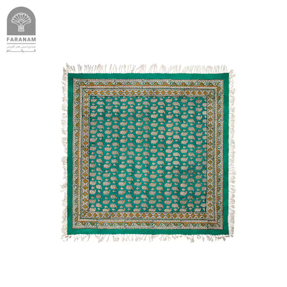 Emerald Ghalamkar Block-Printed Cotton Tablecloth